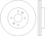 Тормозной диск HELLA 8DD 355 115-151