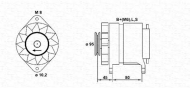 Генератор MAGNETI MARELLI 943355168010