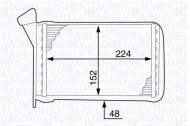 Теплообменник MAGNETI MARELLI 350218343000