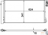 Конденсатор BEHR HELLA SERVICE 8FC 351 302-621