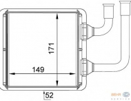 Теплообменник BEHR HELLA SERVICE 8FH 351 333-061
