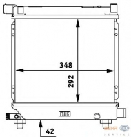 Теплообменник BEHR HELLA SERVICE 8MK 376 710-631