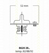 Термостат TRISCAN 8620 2892