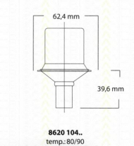 Термостат TRISCAN 8620 10490