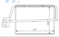 Испаритель NISSENS 92175