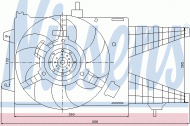 Вентилятор NISSENS 85137