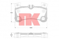 Комплект тормозных колодок NK 224799