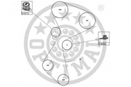 Ременный комплект OPTIMAL SK-1083