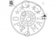 Ременный комплект OPTIMAL SK-1114