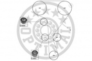Ременный комплект OPTIMAL SK-1623