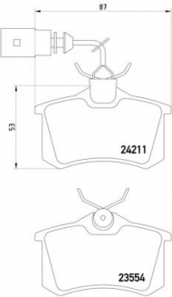 Комплект тормозных колодок PAGID T1678