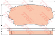 Комплект тормозных колодок TRW GDB3490