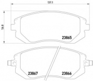 Комплект тормозных колодок PAGID T1331