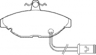 Комплект тормозных колодок QH Benelux BP228