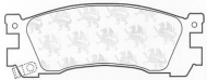 Комплект тормозных колодок QH Benelux BP667