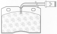 Комплект тормозных колодок QH Benelux BP687