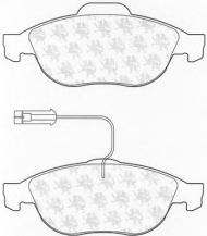 Комплект тормозных колодок QH Benelux BP1078