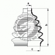 Комплект пыльника QH Benelux QJB741