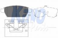 Комплект тормозных колодок KAVO PARTS KBP-4554