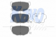 Комплект тормозных колодок KAVO PARTS KBP-6542