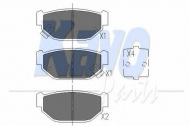 Комплект тормозных колодок KAVO PARTS KBP-8007