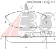 Комплект тормозных колодок A.B.S. 36977 OE
