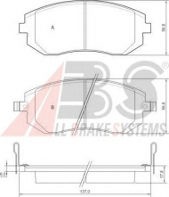 Комплект тормозных колодок A.B.S. 37446 OE