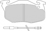 Комплект тормозных колодок NECTO FD6370A