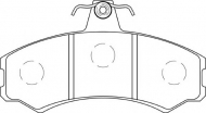 Комплект тормозных колодок NECTO FD7428A