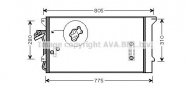 Конденсатор AVA QUALITY COOLING VWA5244