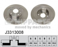 Тормозной диск NIPPARTS J3313008