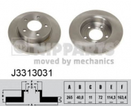 Тормозной диск NIPPARTS J3313031