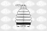 Комплект пыльника SASIC 9004720