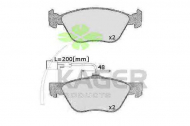 Комплект тормозных колодок KAGER 35-0088