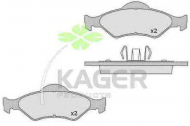 Комплект тормозных колодок KAGER 35-0482