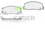 Комплект тормозных колодок KAGER 35-0597