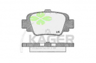 Комплект тормозных колодок KAGER 35-0599