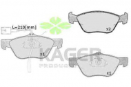 Комплект тормозных колодок KAGER 35-0635