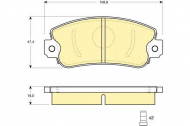 Комплект тормозных колодок GIRLING 6102973
