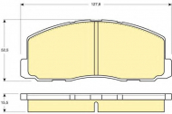 Комплект тормозных колодок GIRLING 6103559