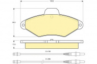 Комплект тормозных колодок GIRLING 6111013