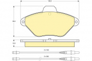 Комплект тормозных колодок GIRLING 6111023