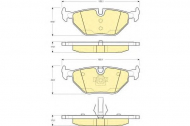 Комплект тормозных колодок GIRLING 6113442