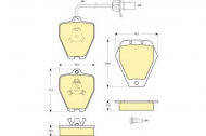 Комплект тормозных колодок GIRLING 6114511