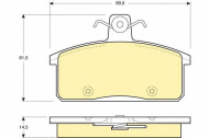 Комплект тормозных колодок GIRLING 6132021