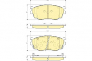 Комплект тормозных колодок GIRLING 6132539