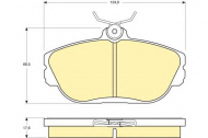 Комплект тормозных колодок GIRLING 6140331