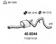 Амортизатор ASSO 40.6044