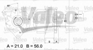 Генератор VALEO 436126