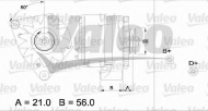 Генератор VALEO 436132
